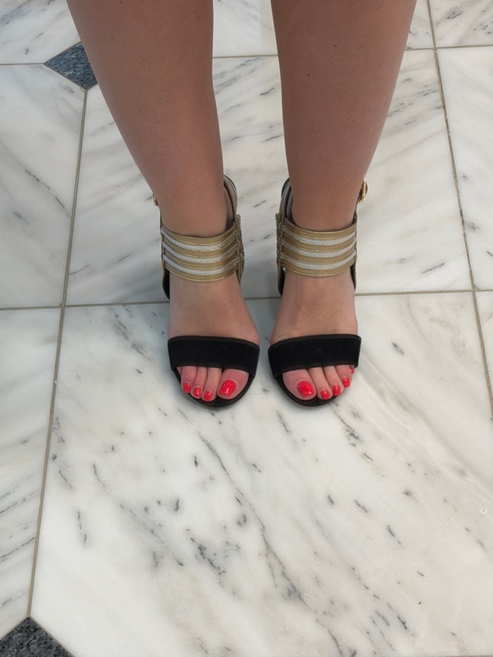 Salvatore Ferragamo Lenny Ankle Strap High Heel Sandals - Picture 4 of 14